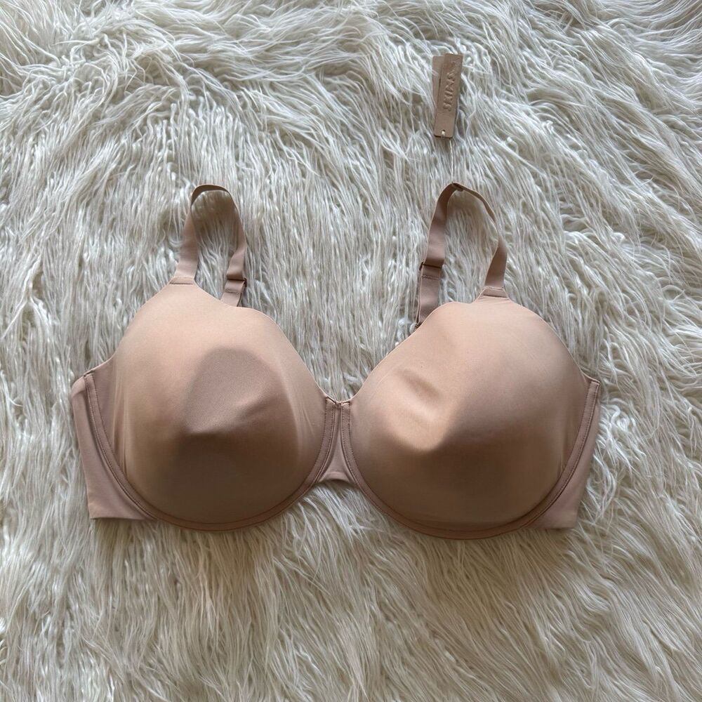 Skims Fits Everybody T-Shirt Bra Clay Size 46DDD
